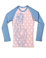 
              Dolly Baby Raglan Long Sleeve - Blue/Pink
            