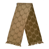 
              Angel Monogram Scarf - Beige/Brown
            