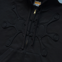 
              Angel99.interlink Zip-Up Hoodie - Black
            