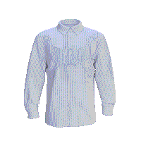 
              Angel99 Button Up - Blue Pinstripe
            