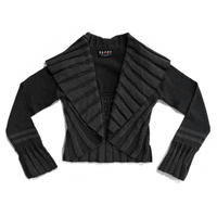 
              Scaevola Knit Bolero Top - Charcoal/Black
            