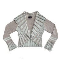 
              Scaevola Knit Bolero Top - Grey/Sky
            