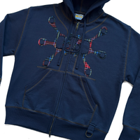 Angel99 Zip-Up Hoodie - Navy