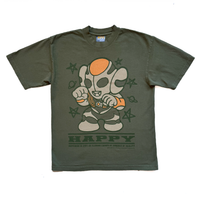 Ultra Happy Tee - Army Green