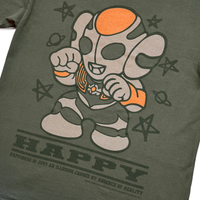 Ultra Happy Tee - Army Green