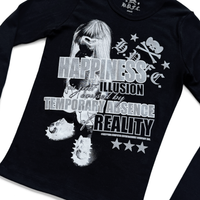 Temporary Absence Baby Long Sleeve - Black