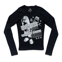 Temporary Absence Baby Long Sleeve - Black