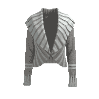 
              Scaevola Knit Bolero Top - Grey/Sky
            