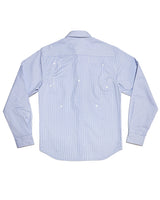 
              Angel99 Button Up - Blue Pinstripe
            