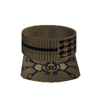
              Knit Visor - Brown/Black
            