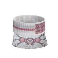 
              Knit Visor - White/Pink
            