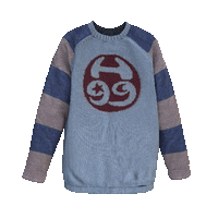
              Ping Pong Mohair Knit Sweater Blue/Purple
            