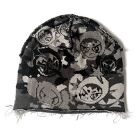 ThreadTek Camo Beanie Black
